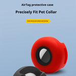 Silicone AirTag Dog Collar Holder Case for Pets, Secure Tracker Cover