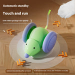 Interactive Electric Cat Mouse Toy with Smart Obstacle Avoidance