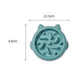 Slow Feeder Dog & Cat Bowl for Healthy Eating and Anti-Gulping
