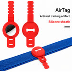 Silicone AirTag Dog Collar Holder Case for Pets, Secure Tracker Cover